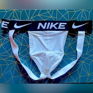 Nike dri-FIT Jockstrap Essential Micro in White / M L